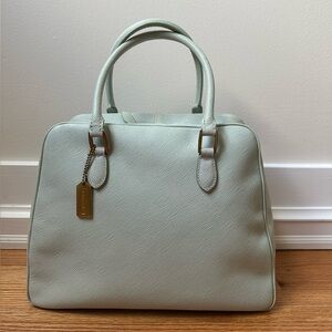Vintage Coach Gramercy Bag Tiffany blue